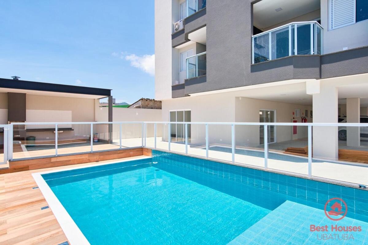 Appartamento BH15: Apto charmoso com piscina e churrasqueira Ubatuba Esterno foto